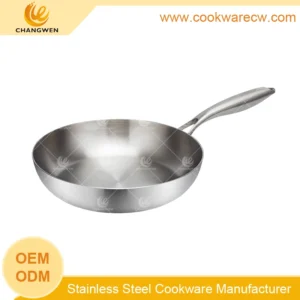 Premium Stainless Steel Frying Pan for Daily Cooking