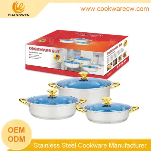 CW52001-6-01 Stainless Steel Cook Pot Set CW-M0606