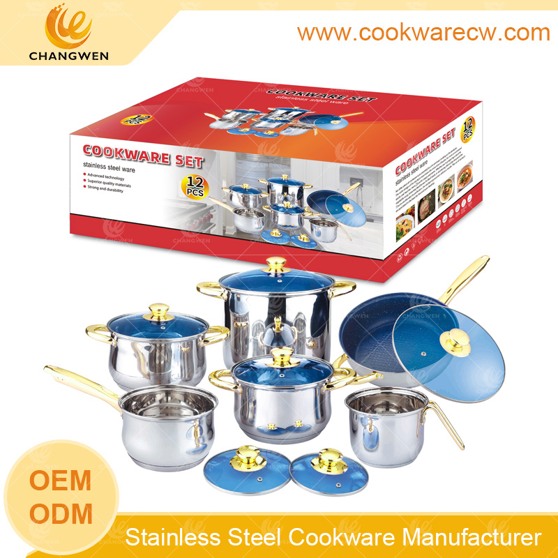 Cookware 16 PCS Stainless Steel Cookware Set Suitable for All Cooking  Sources Induction Stove - China Cookware and Stainless Steel Cookware price