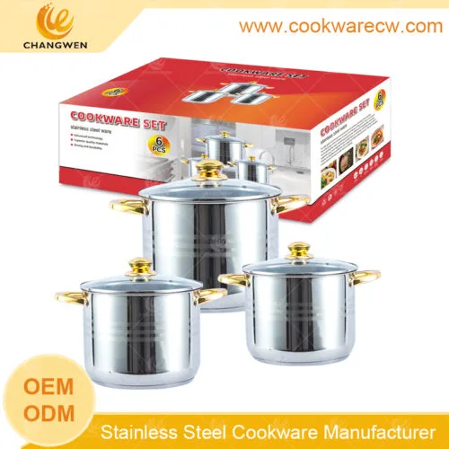 Heavy Duty Stock Pots Stainless Steel CW-M0607