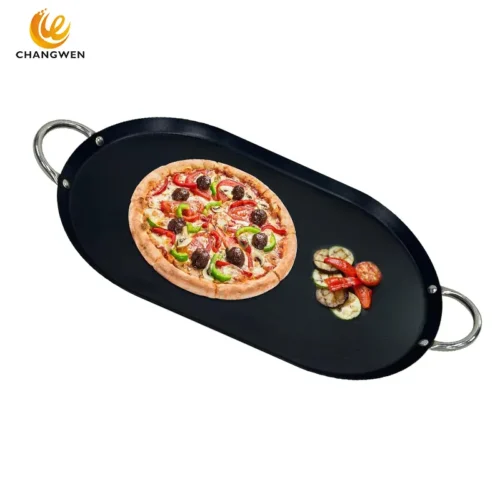 Stainless steel griddle for bbq grills