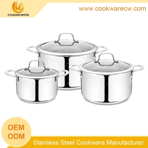 Premium Stainless Steel Pot Set for Home & Commercial Kitchens