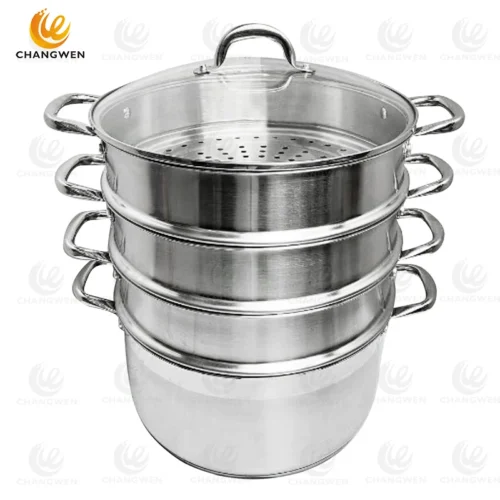 Stainless Steel Steamer Pot for Tamales – Large Capacity Design Stainless Steel Steamer Pot for Tamales – Large Capacity Design