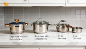 Tri-Ply vs 5-Ply cookware