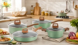 hard anodized aluminum cookware set