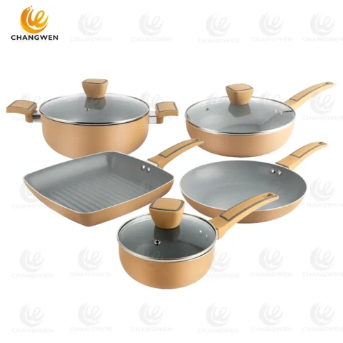 8pcs aluminum cookware wholesale supplier China