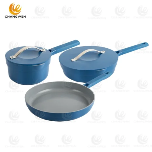 5pcs Ceramic Nonstick Aluminum Cookware OEM Manufacturer
