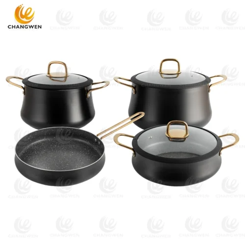 7pcs Nonstick Aluminum Cookware Set Import from China
