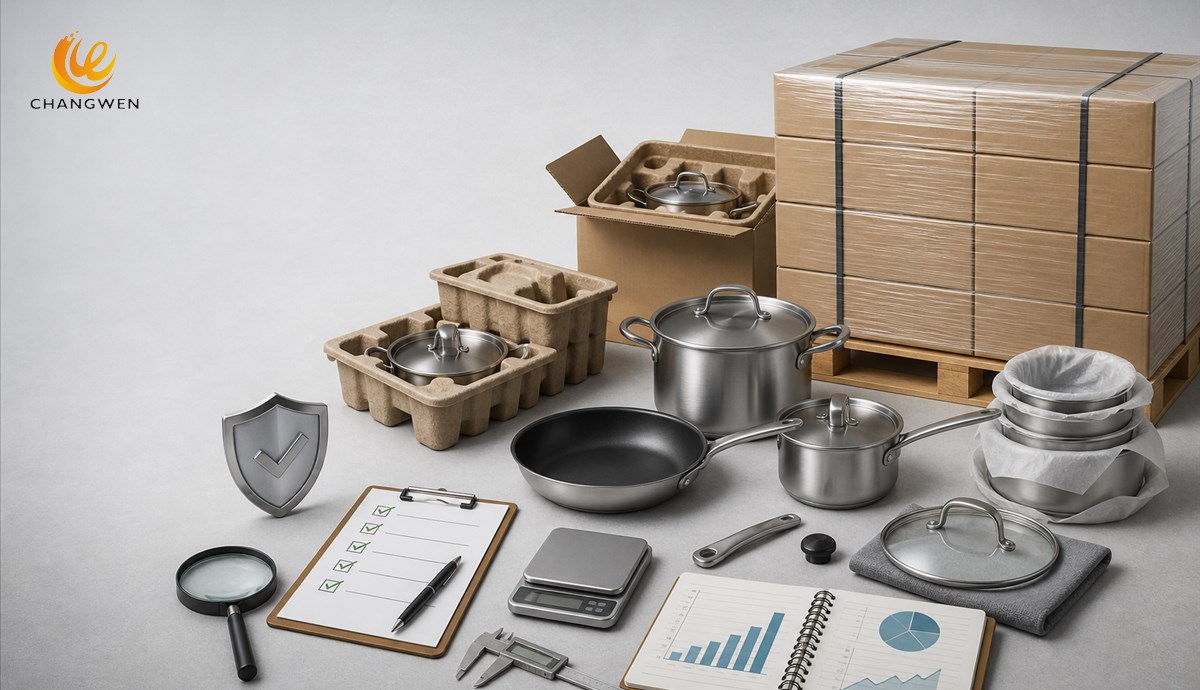 Cookware risk-adjusted landed cost and supply planning